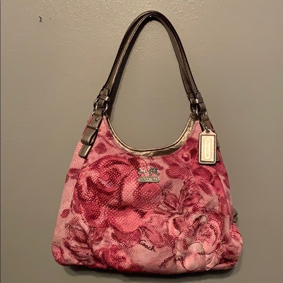 COACH MADISON floral Maggie shoulder bag - Picture 1 of 4